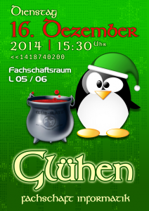 Plakat "Glühen" 2014